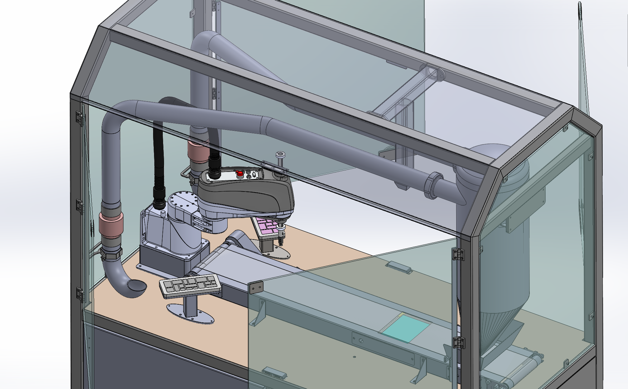 Enceinte de démonstration robot RIVOIRE